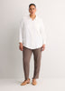 Silky Buttoned Down Tunic