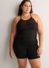 Short de vélo noir taille haute On The Go - Fabletics