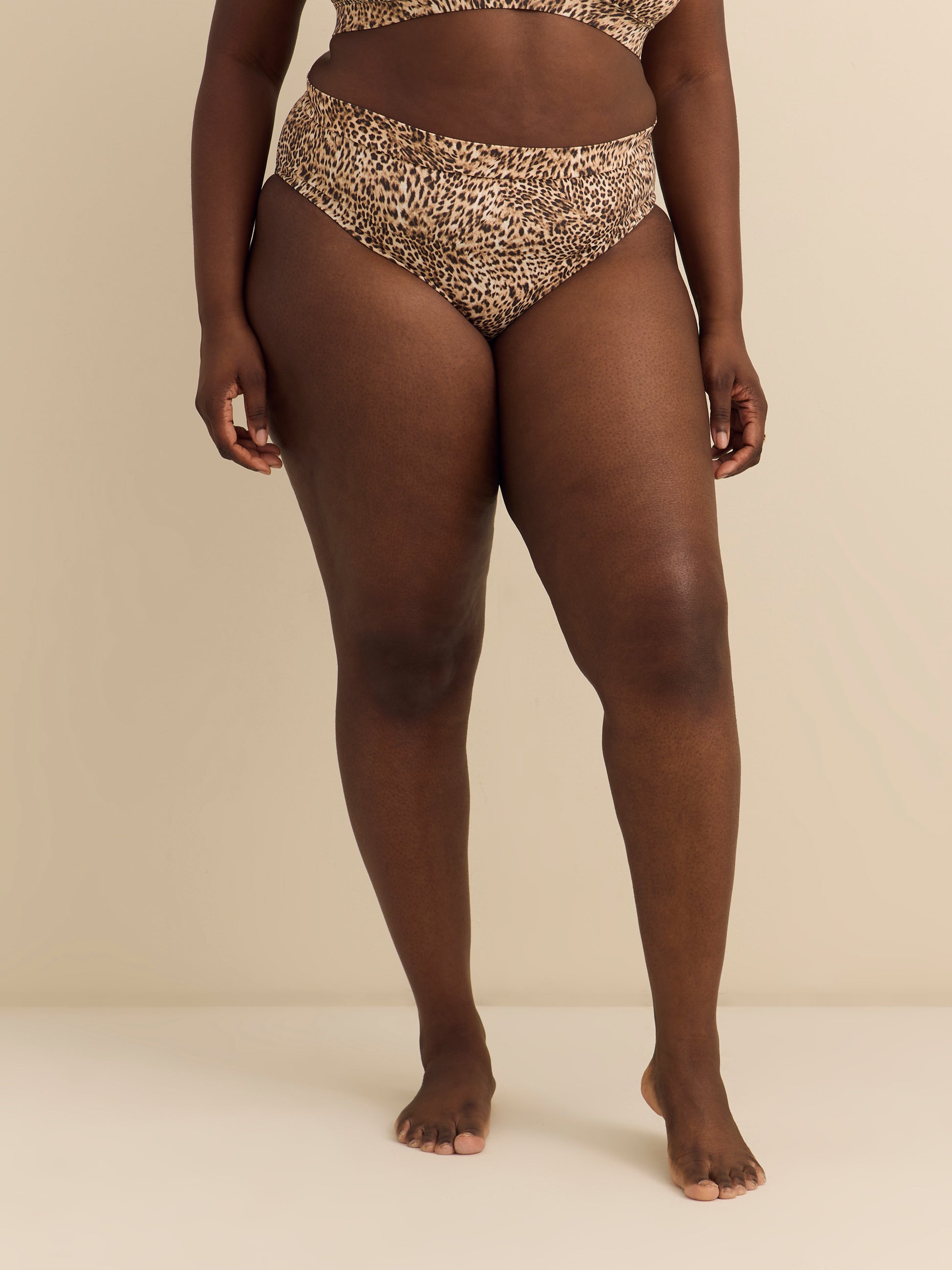 Marlee Leopard High-Waisted Swim Brief - Body Glove