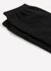 Black Basic Crew Socks