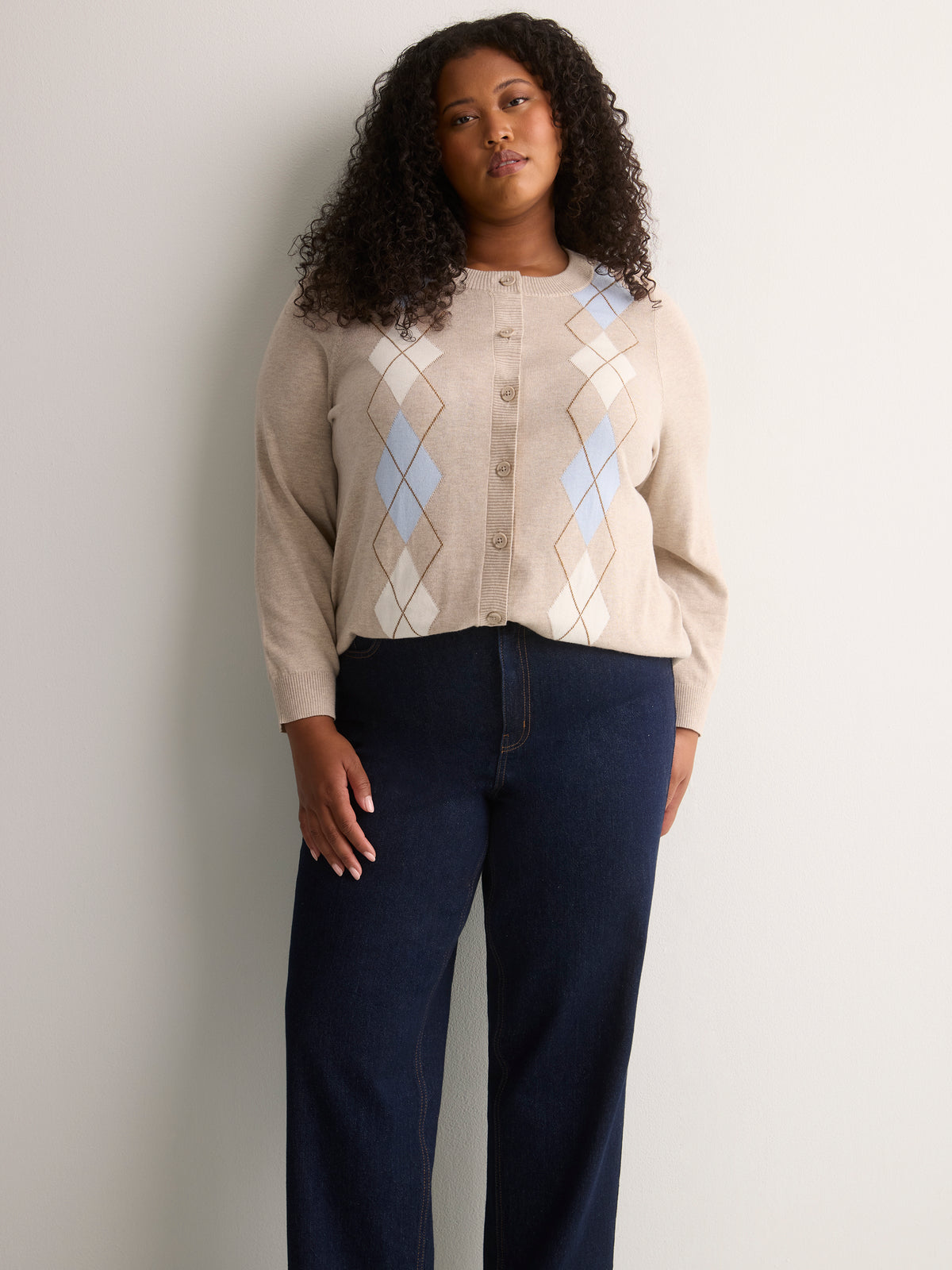 Straight-Leg Mid-Rise Classic Denim Pant - Addition Elle