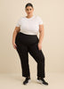 Pantalon de yoga noir, petite, tissu responsable - Active Zone