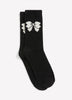 Chaussettes avec imprimé de boucle