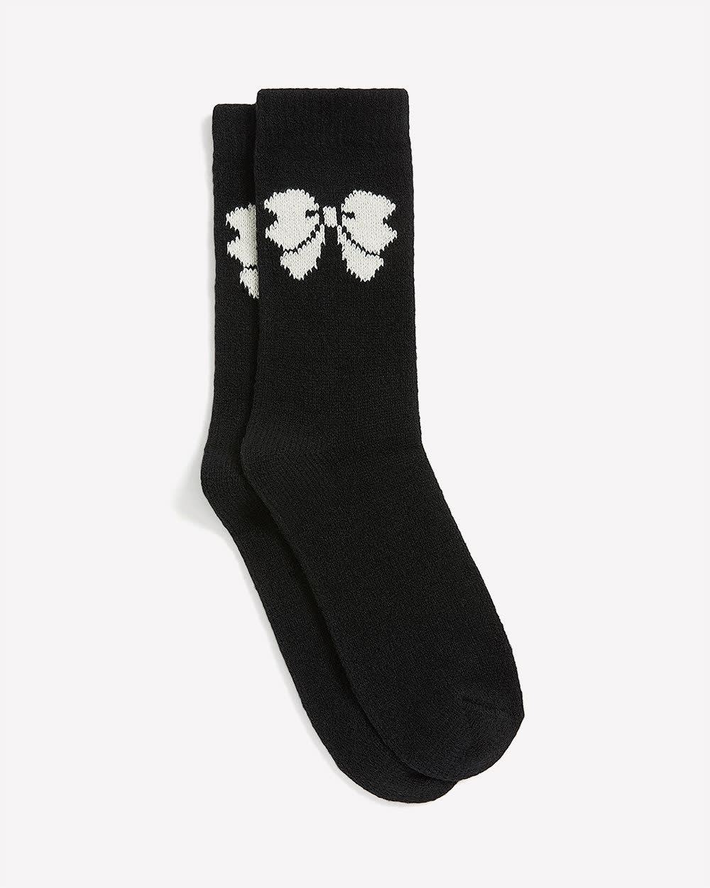 Chaussettes avec imprimé de boucle