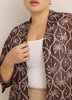 Printed Loose Tunic Overpiece