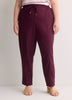 Linen Blend Tapered-Leg Pant
