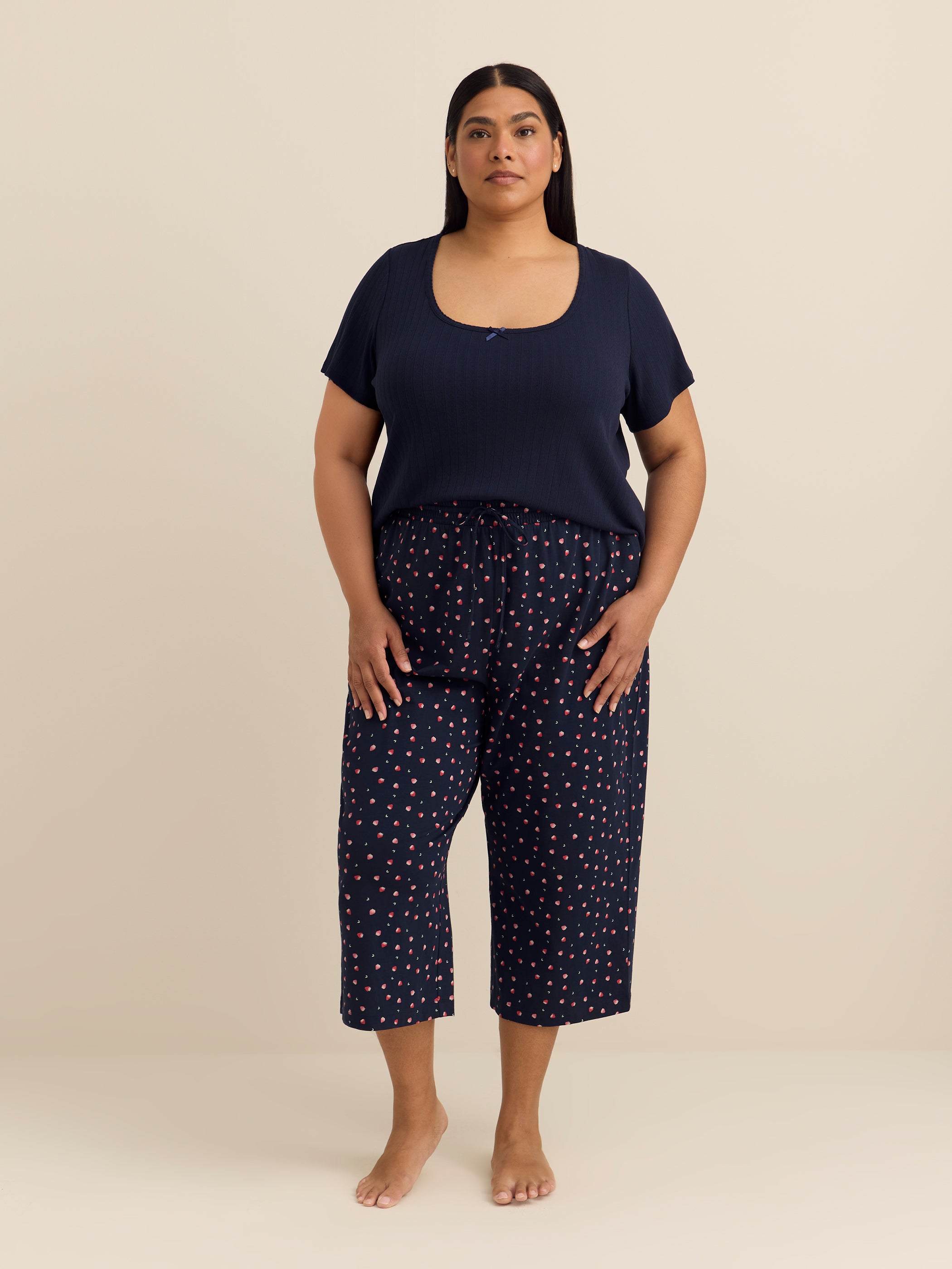 Pointelle Short-Sleeve Pyjama Top - ti Voglio