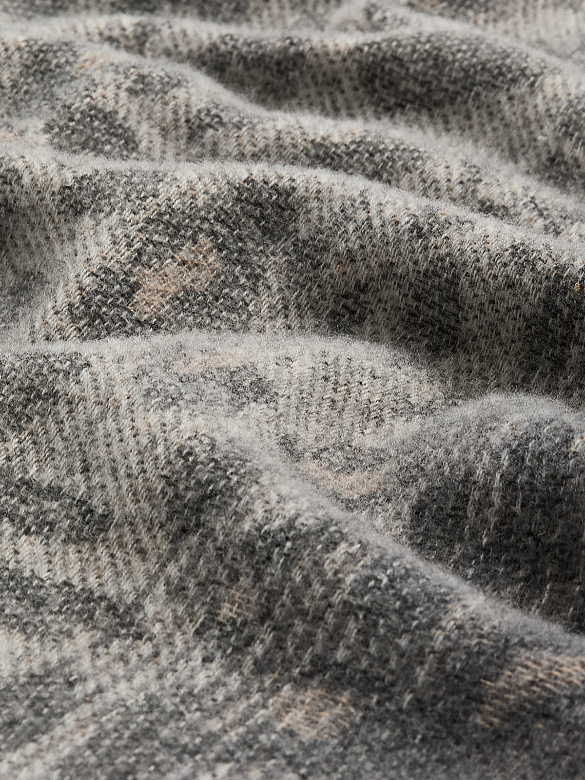 Ombre Grey Leopard Feather-Soft Winter Scarf