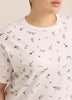 Boxy-Fit Printed Short-Sleeve Crew-Neck T-Shirt