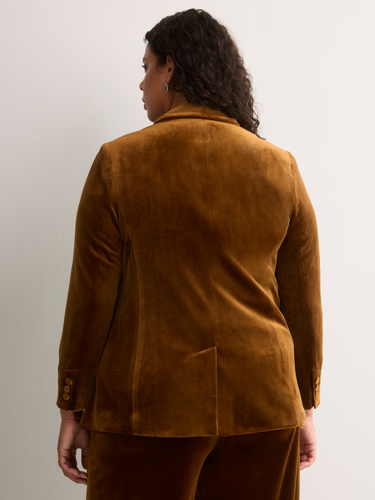 Golden Velvet Blazer