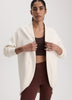 Long-Sleeve Open Cardigan with Pockets - HYLUX Hyba