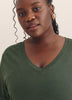 Boyfriend-Fit V-Neck T-Shirt - PENN. Essentials