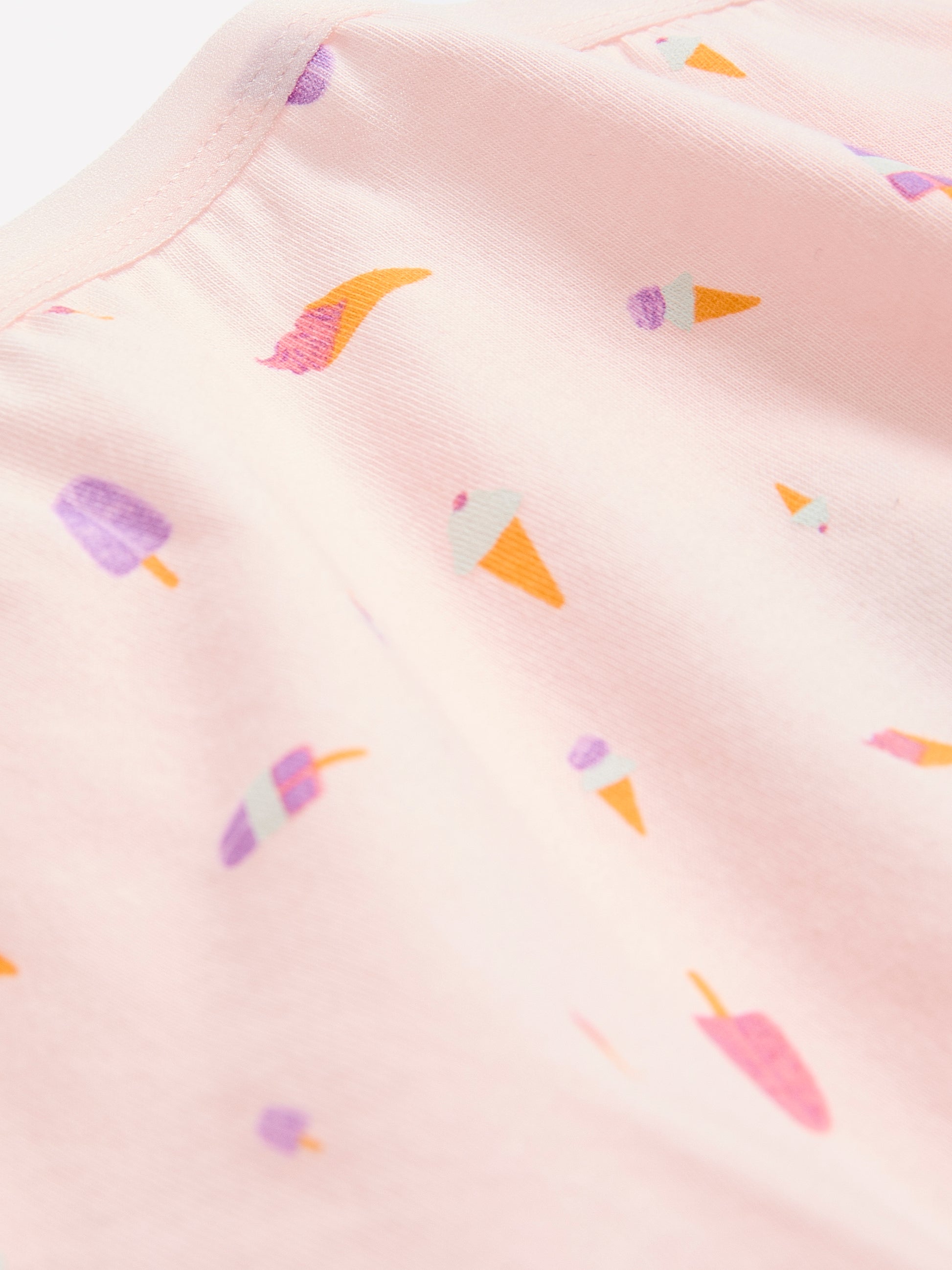 Pink Ice-Cream-Print Cotton Full Brief - ti Voglio