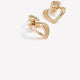 Boucles d'oreilles de fantaisie en forme de coeur