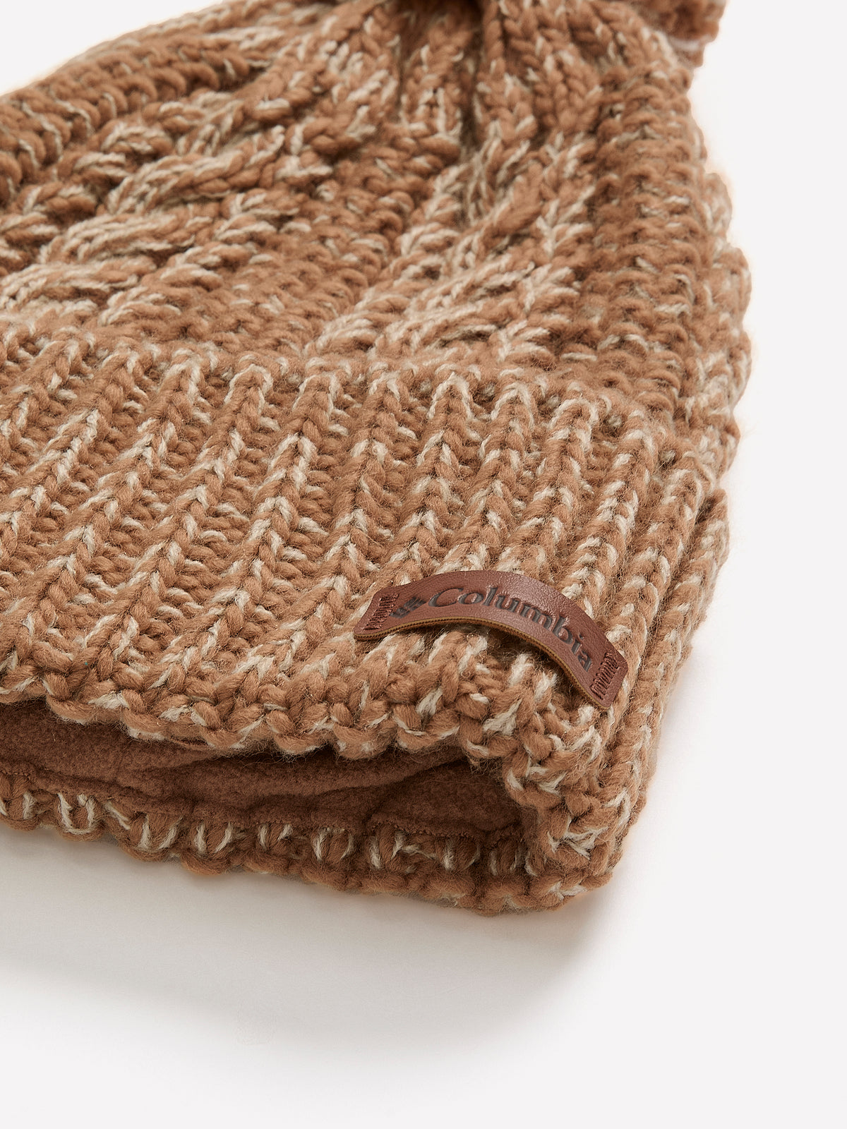 Cozy Ridge Cuffed Beanie with Pompom - Columbia
