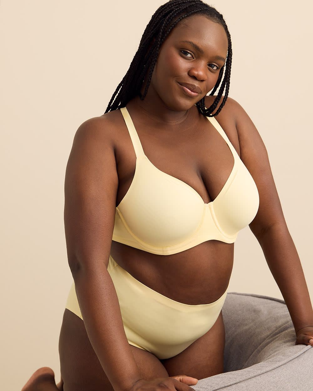 Soutien-gorge seconde peau en microfibre mate pastel, avec armatures - ti Voglio