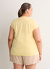 Straight-Fit Extended-Sleeve Crew-Neck Knit Top