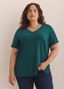 Boyfriend-Fit V-Neck T-Shirt - PENN. Essentials