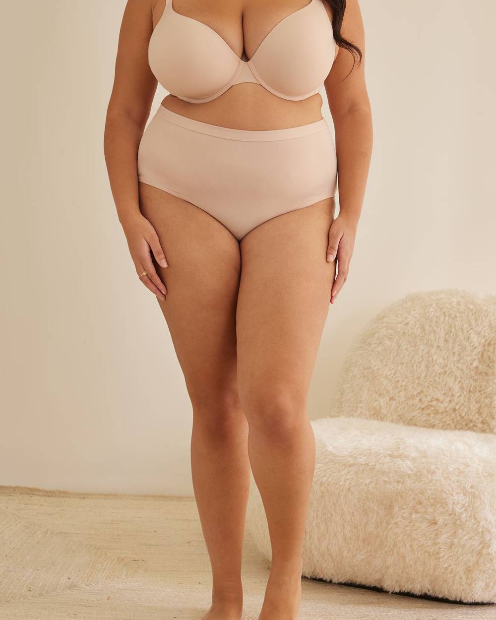 Culotte essentielle unie en microfibre - ti Voglio