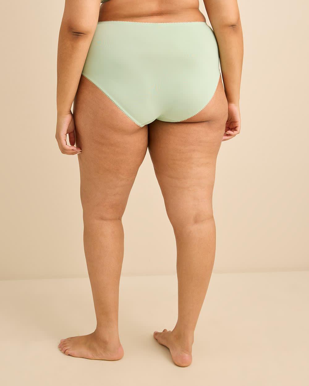 Full Brief with Floral Embroidery - Déesse Collection