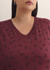 Boyfriend-Fit V-Neck T-Shirt - PENN. Essentials