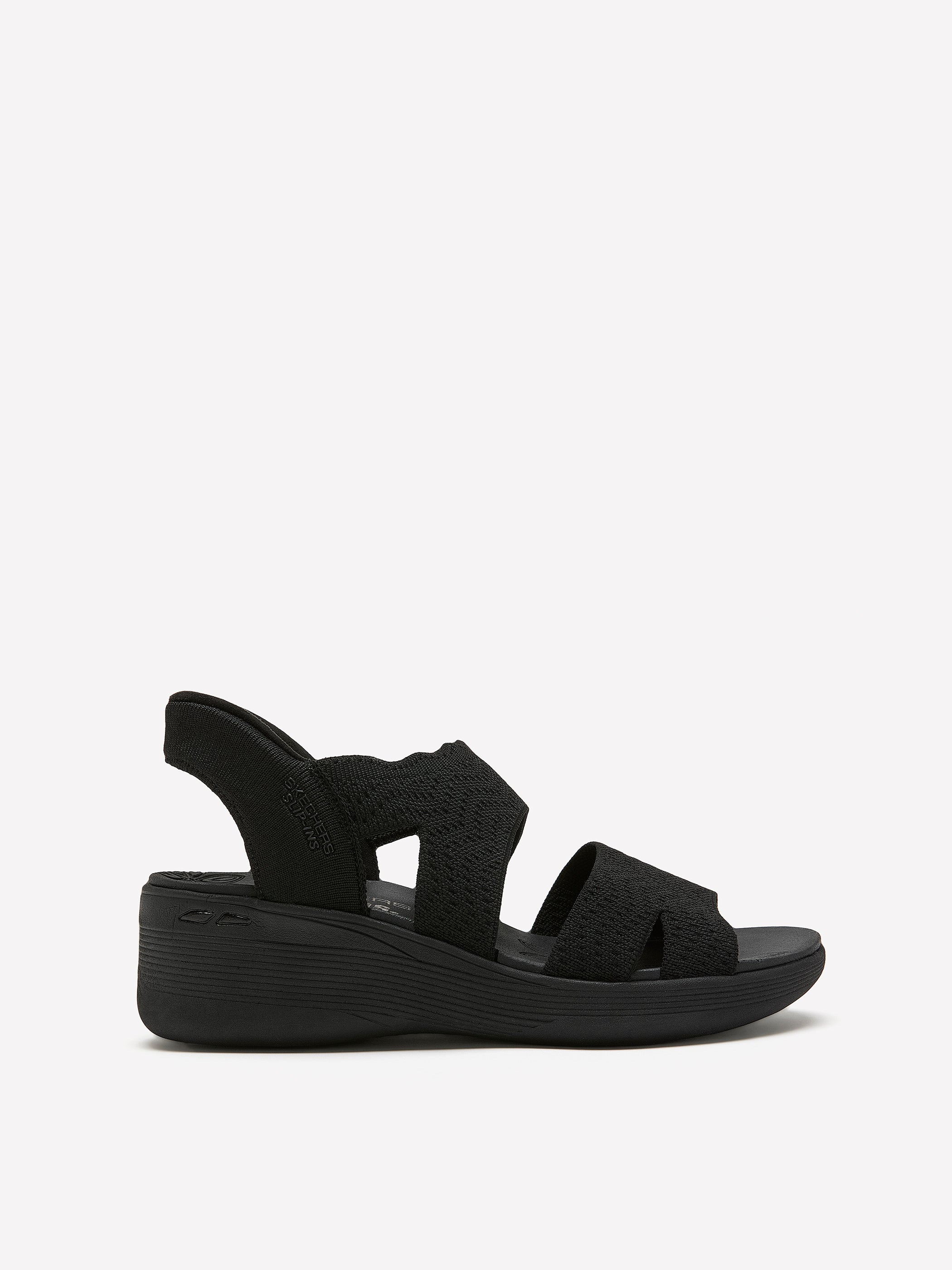 Wide Width, Pier Lite Scallop Cut Slip-On Sandal - Skechers