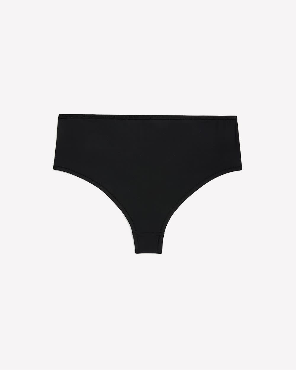 Culotte noire en microfibre, coupe cheeky - ti Voglio