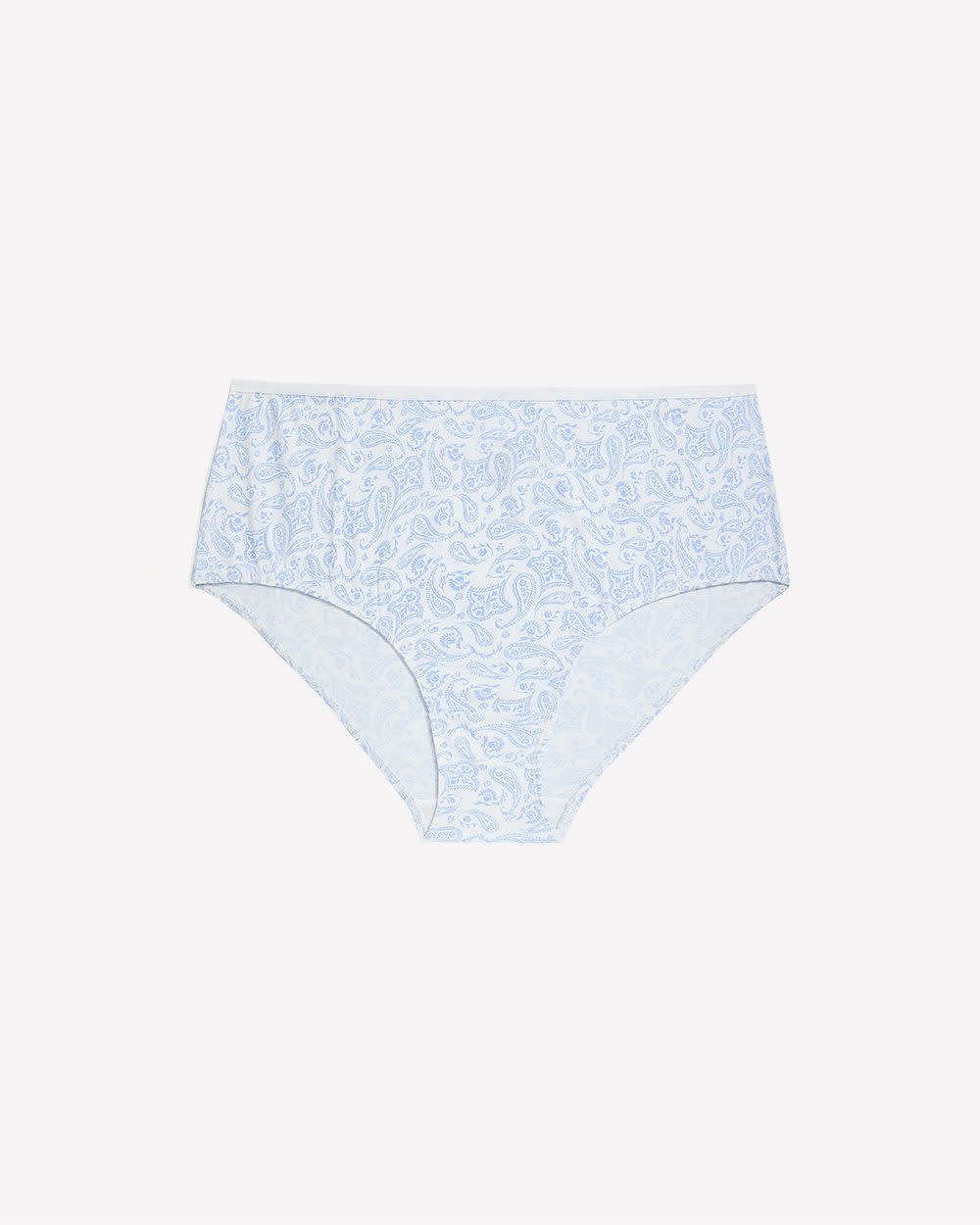 Cotton Brief with Paisley Print - ti Voglio