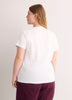 Crewneck Short-Sleeve Knit Top