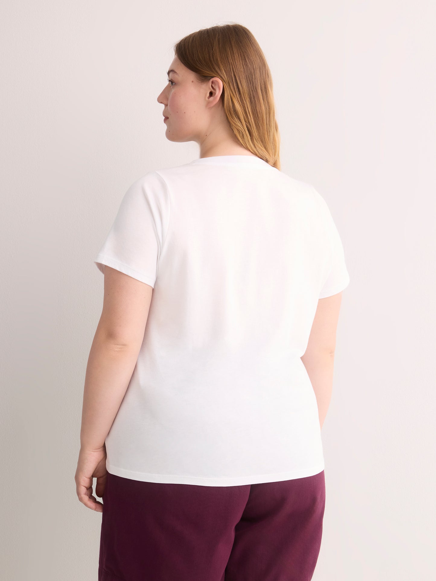 Crewneck Short-Sleeve Knit Top