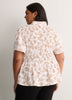 Responsible, Smocking Fit-and-Flare Shirt-Collar Blouse