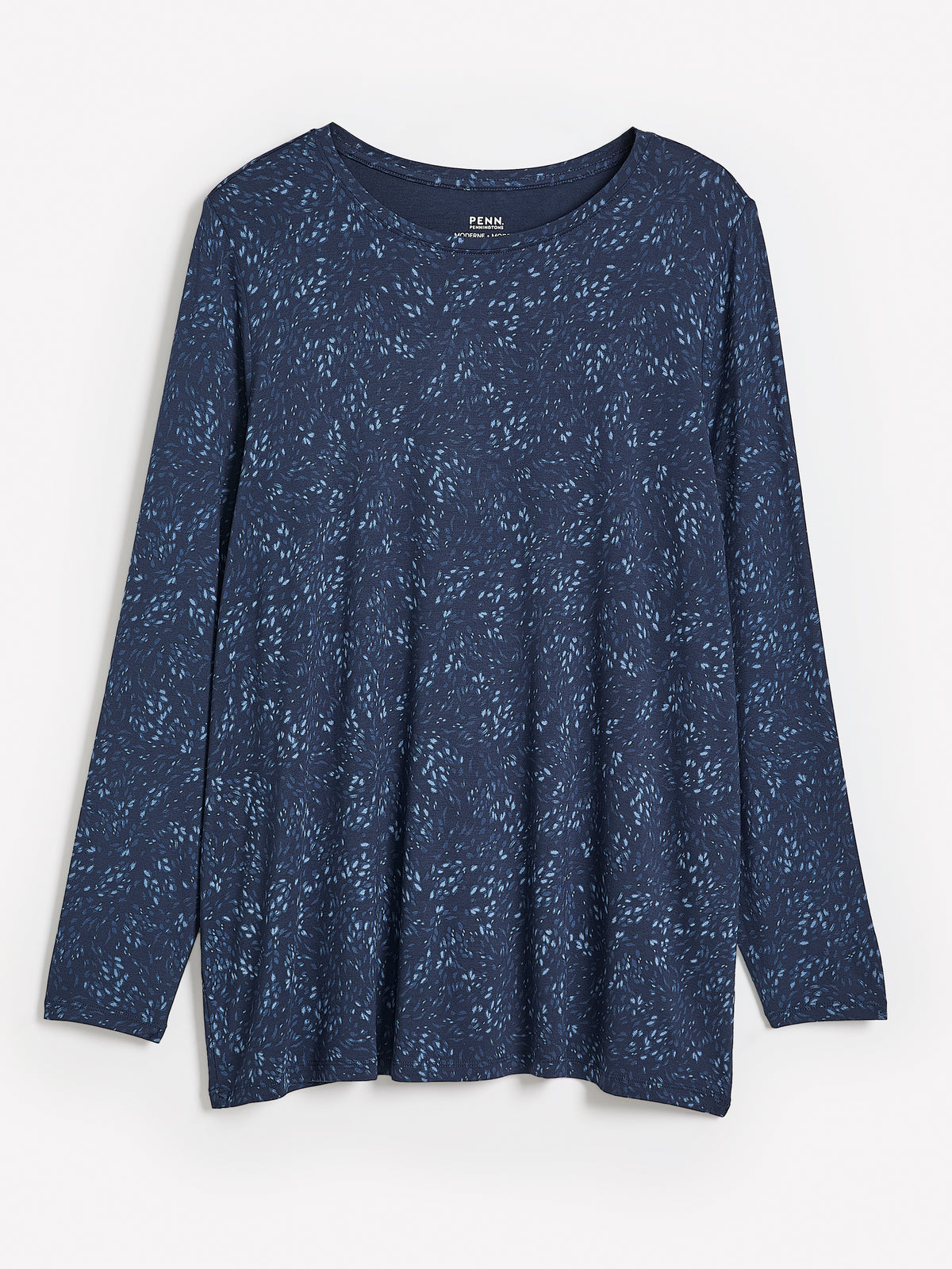 Responsible, Navy Modern-Fit Crew-Neck Long-Sleeve Top