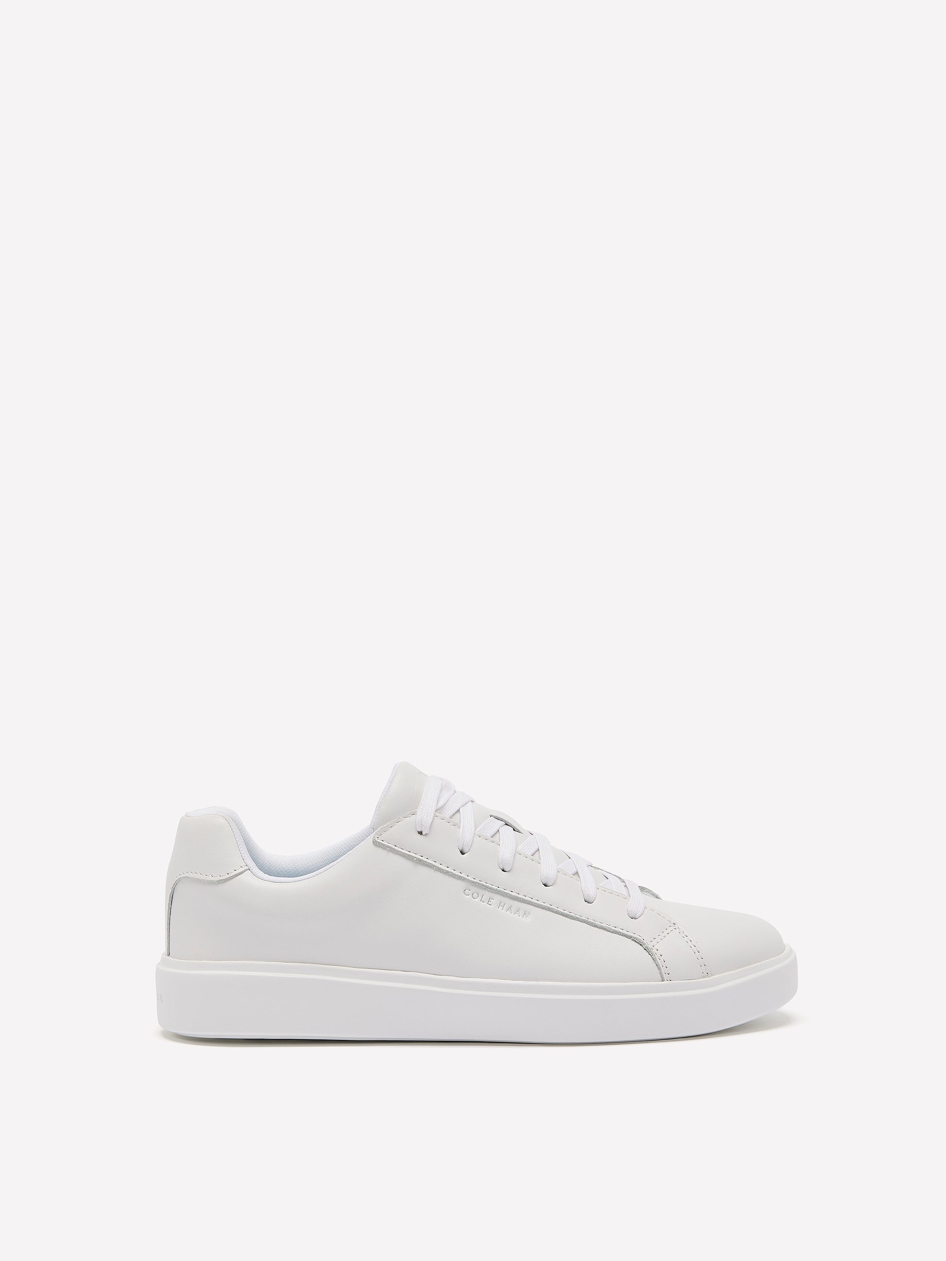 Wide Width, Grand Crosscourt Leather Sneaker - Cole Haan