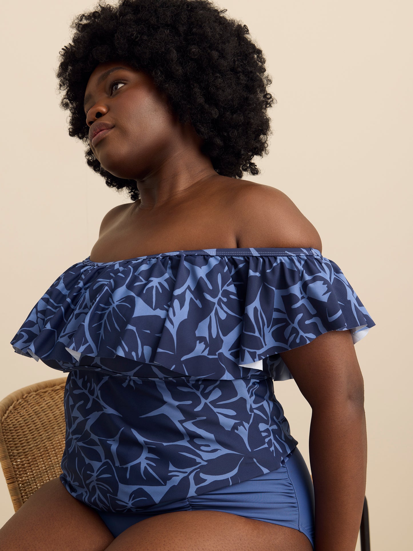 Culotte de maillot à  taille haute Costa - Raisins Curve