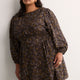 Long-Sleeve Fit-and-Flare Dress