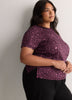Responsible, Leopard-Print Short-Sleeve T-Shirt with Mesh Inserts - Active Zone