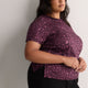 Responsible, Leopard-Print Short-Sleeve T-Shirt with Mesh Inserts - Active Zone