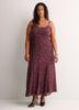 Floral Sleeveless Fit-and-Flare Maxi Dress - Addition Elle