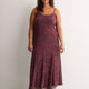 Floral Sleeveless Fit-and-Flare Maxi Dress - Addition Elle