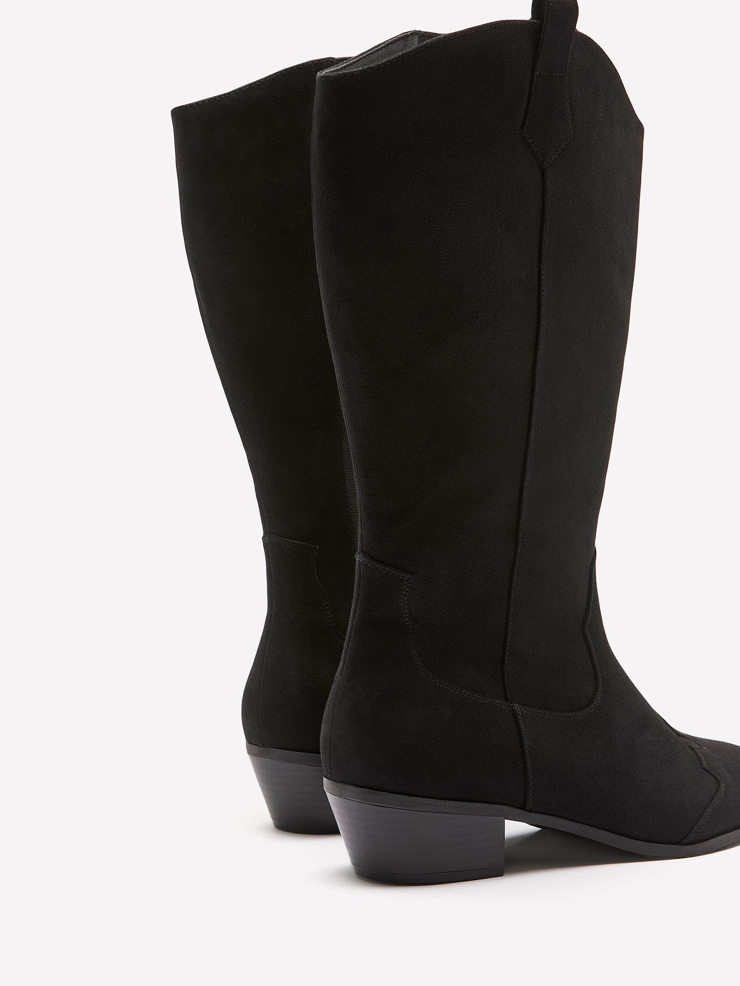 Extra Wide Width, Faux Suede Tall Western Boot