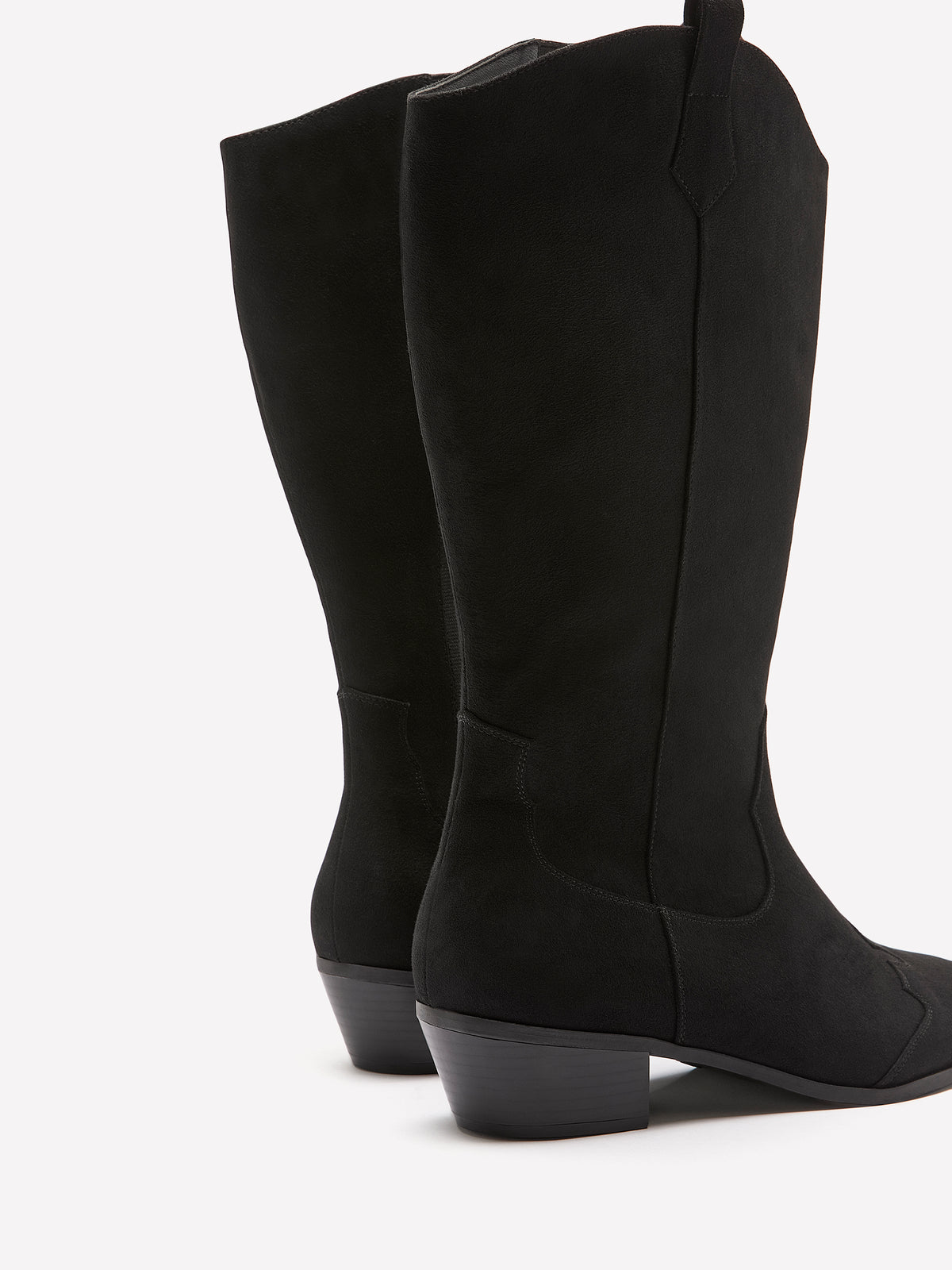 Extra Wide Width, Faux Suede Tall Western Boot