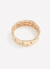 Fancy Golden Elastic Bracelet