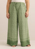 Palazzo-Leg Pant with Elastic Waistband