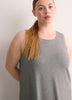 Sleeveless Long Rib Knit Sleepshirt - ti Voglio