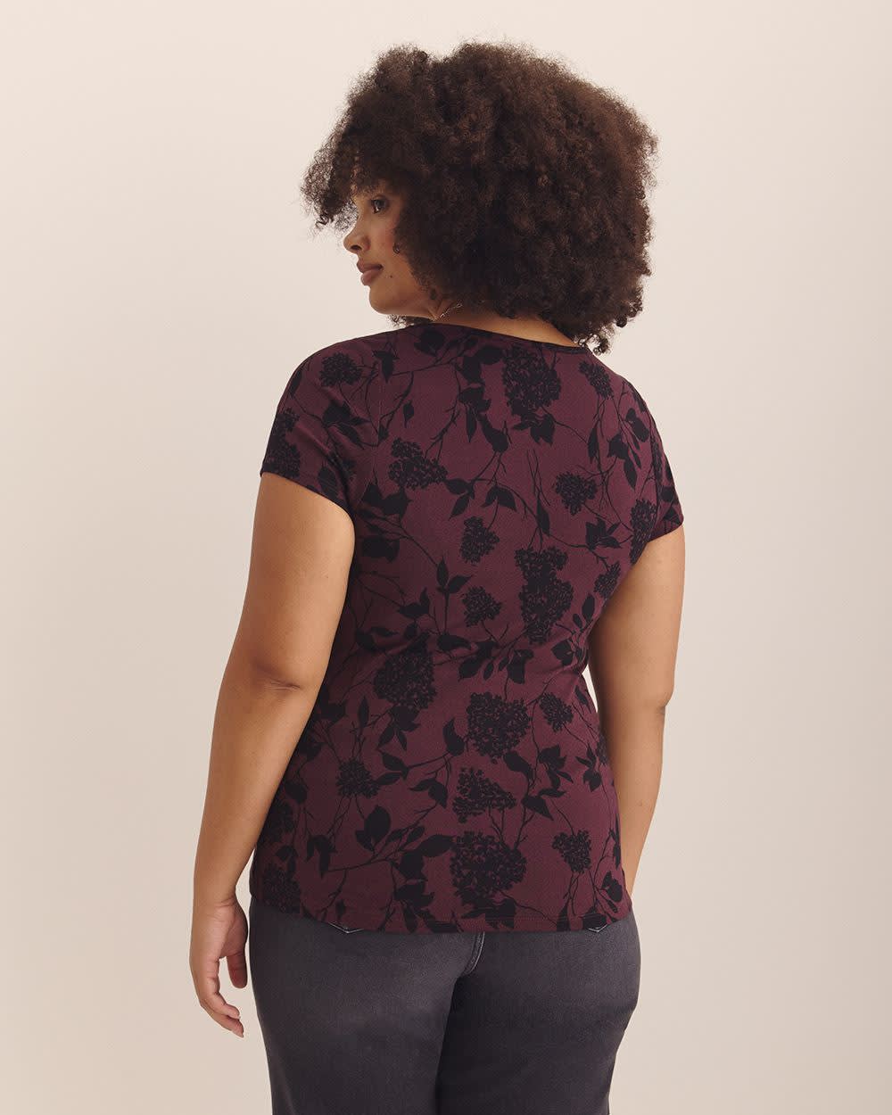 Rounded-Neck Baby Tee - Addition Elle - PENN. Essentials