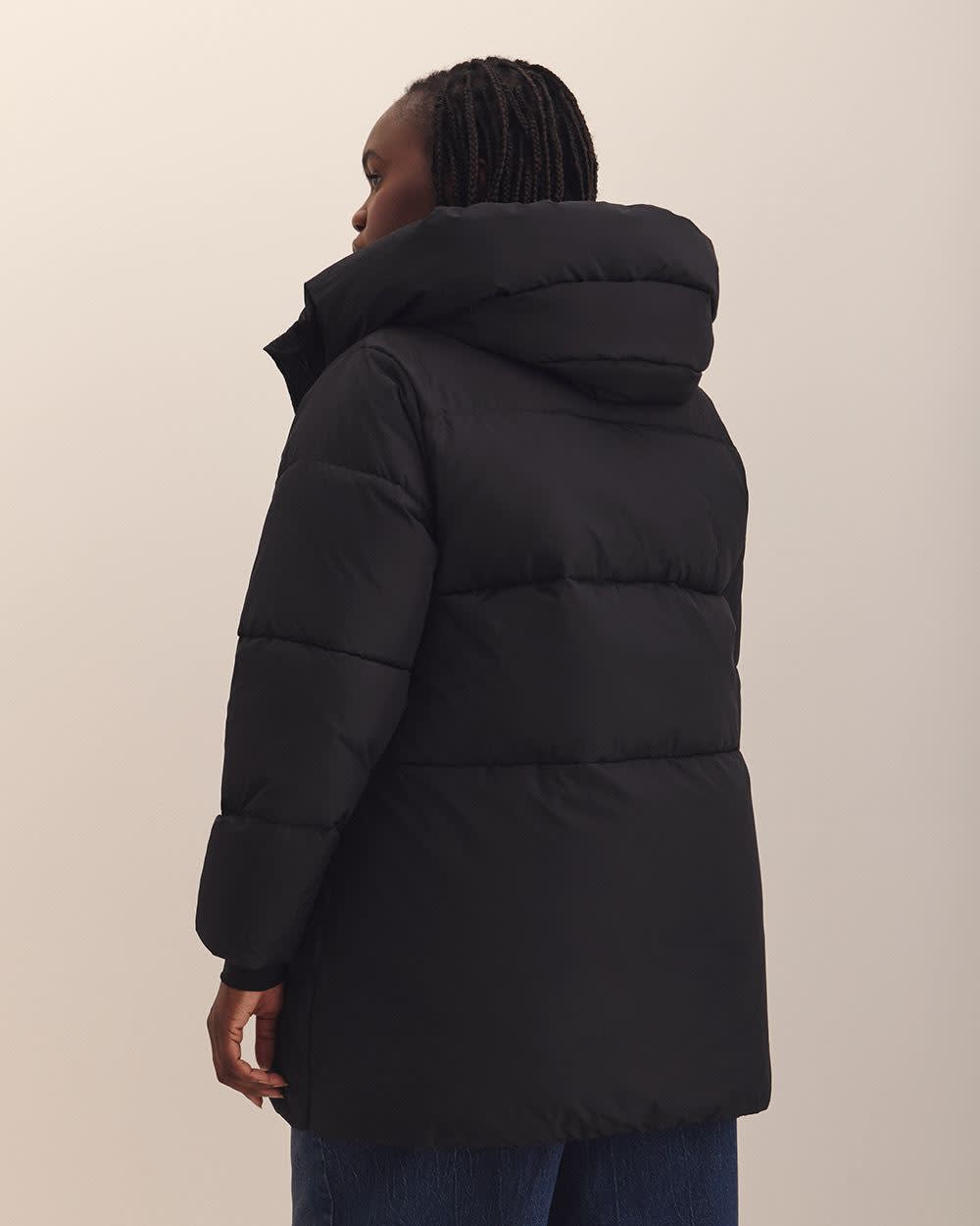 Short Hooded Puffer Jacket