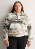 Helvetia II Printed Cropped Half-Snap Fleece Pullover - Columbia