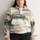 Helvetia II Printed Cropped Half-Snap Fleece Pullover - Columbia