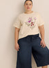 Light Cotton Mid-Rise Denim Culotte Pants - d/C JEANS