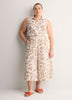 Cotton Pull-On Culotte Pant